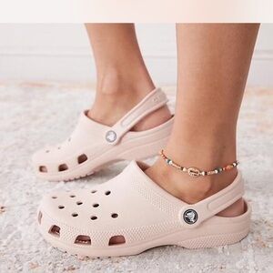 CROCS Clogs Quartz Color Women’s Size 9, Men’s 7 Comfort Shoes Coquette Blush